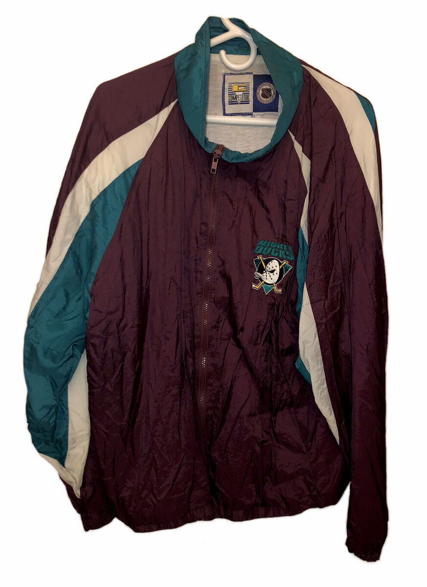 Vintage 90s Anaheim Mighty Ducks Competitor NHL Full Zip Vintage 90s Anaheim Mighty Ducks Competitor NHL Full Zip