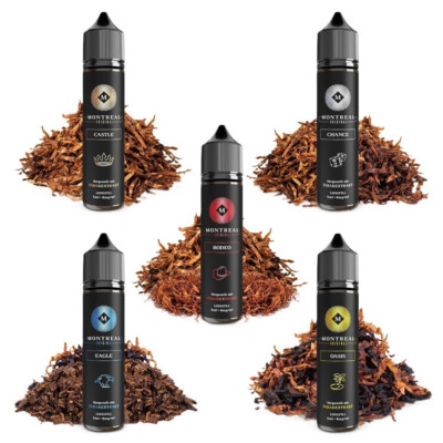 Montreal Tabak Aroma 6ml Longfill Konzentrat für 60ml E-Zigaretten E-Liquid