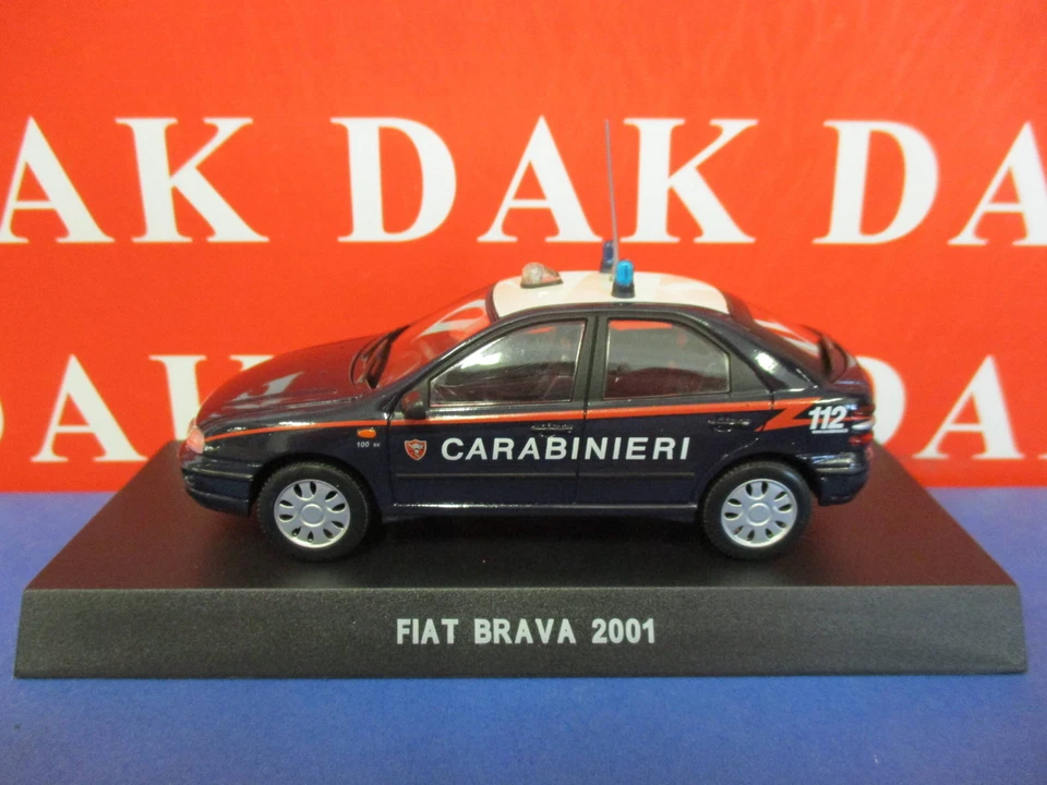 Die cast 1/43 Modellino Auto Carabinieri Fiat Brava 2001 - Immagine 2 di 3
