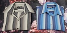 2X MORRISSEY BUNDLE BUTTON UP LONG SLEEVE COLLARED DRESS SHIRTS MEN'S - SIZE 1