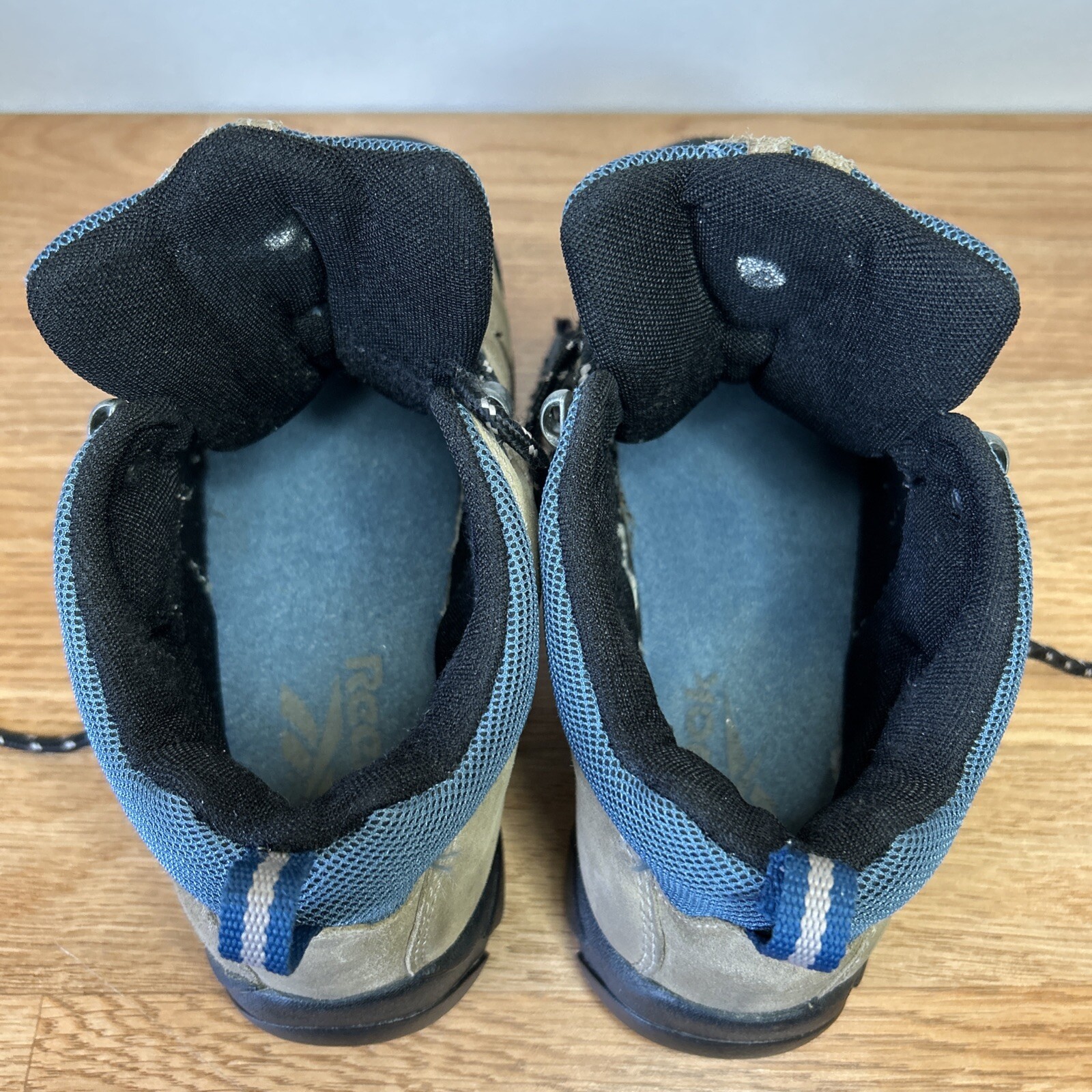 Reebok Brown/Blue Suede Leather Hiking Trail Shoes Boots Sneakers Men’s Size 7 thumbnail 6