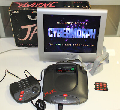 Atari Jaguar Konsole - Cybermorph in Originalverpackung OVP - Funktioniert