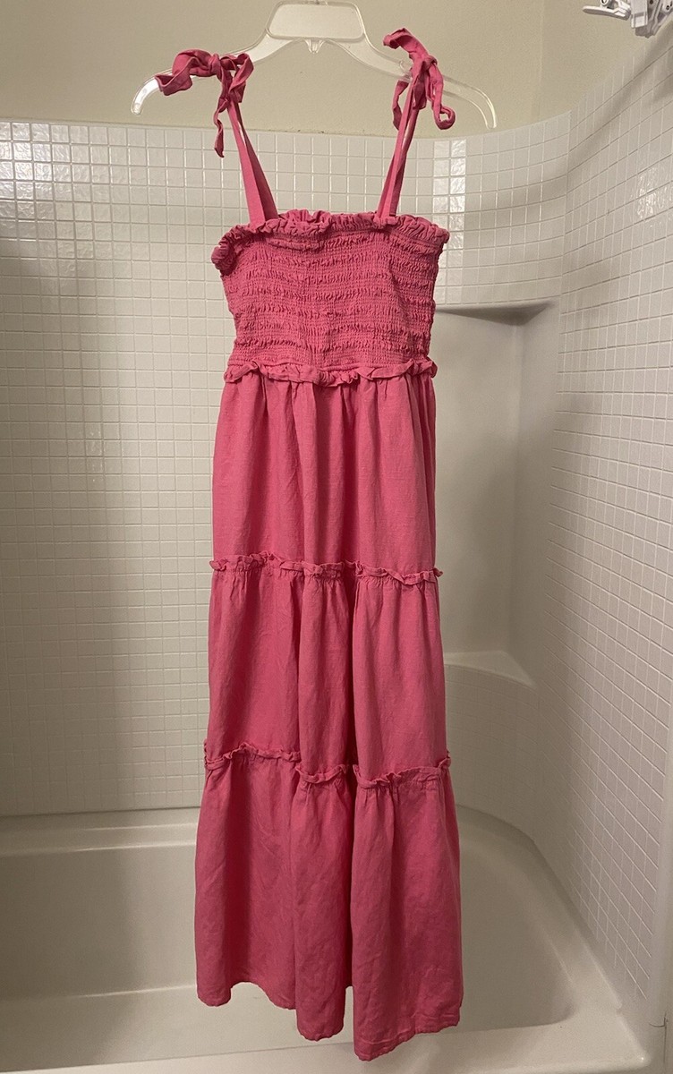 chinese dress ladies HELLO MOLLY Should We Go Maxi Dress Pink main image 1