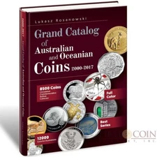 RARE Grand Catalog Book Australian Oceania Coins Rosanowski Silver Gold Platinum