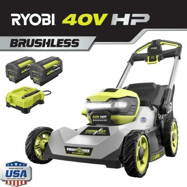 Ryobi RY401150 HP 21" 40V WalkBehind Lawn Mower online kaufen eBay
