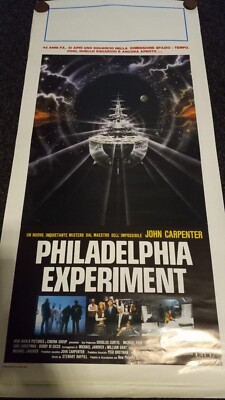 philadelphia experiment italian original movie poster cinema roller