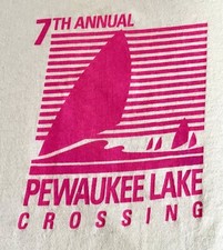 VTG 7th Annual Pewaukee Lake Crossing, WI  (Kiwanis Annual Beach Party) T-shirt