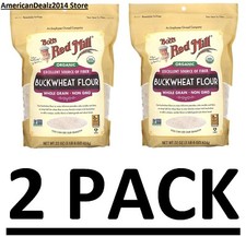 UPC 039978113023 product image for 2 PACK - Bob's Red Mill Organic Buckwheat Flour 22 oz (Total 44 oz) | upcitemdb.com