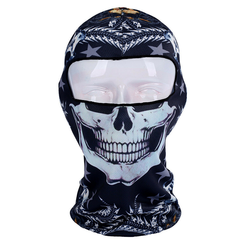 Skull Face Mask, Balaclava, Neck Gaiter, UV Sun Protection