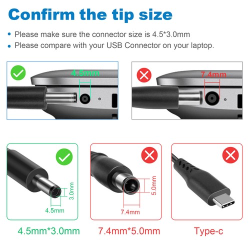 130W Power Adapter Charger For Dell XPS 15 7590 9560 9570 9530 9550 9575 0RN7NW - Picture 5 of 12
