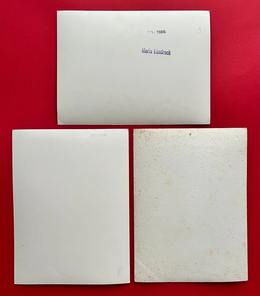 3 x Schauspieler Aushang Foto Großfoto um 1940 Maria Landrock, Trenker  ( F21302 - Bild 2 von 2