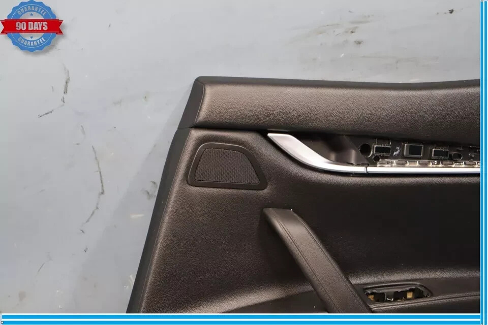 14-17 Maserati Ghibli Rear Right Side Interior Door Trim Panel Cover Black OEM