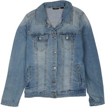 Esmara Women's Denim Jacket Button Up Blue Medium