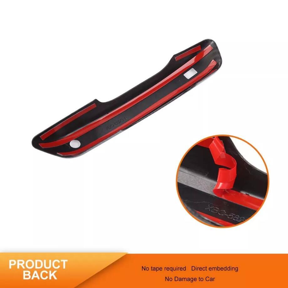 For 2022-2024 Jeep Grand Cherokee ABS Gloss Black Side Door Handle Cover Trim 4P