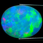 15.35 Ct IGI Certified Natural Ethiopian Opal Gemstone Oval Cabochon Cut — photo 4
