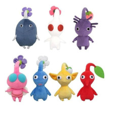 Nintendo Pikmin Plush Toy Stuffed Doll Set of 7 All Star Collection Japan