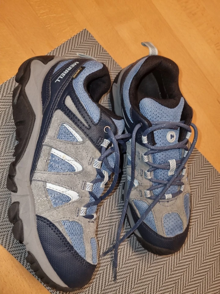 MERRELL Goretex Damenschuhe Wasserdicht Wanderschuhe Gr.38 UK 5 Neuwertig