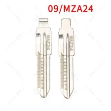 10pcs/lot MZA24 Uncut Engraved Line Car Remote Key Blade with Scale 09# NO.09