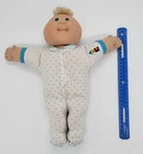 Coleco Cabbage Patch Kids PREEMIE BOY 1985 Green Eye tuft of hair Vintage CPK
