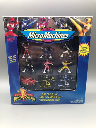 Micro Machines Mighty Morphin Power Rangers Battle Bike Collector's Set - Picture 1 of 9