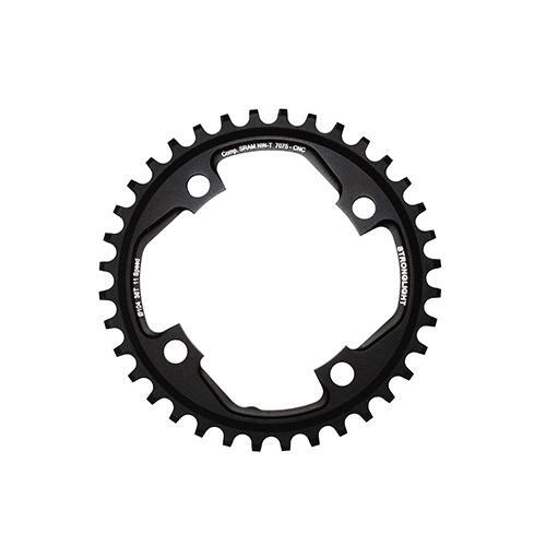 Plateau VTT 36 dents 104mm Stronglight mono 4 branches pour pédalier X01 noir