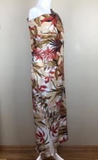 Vintage 1970's Royal Palm Brown Hawaiian Beach Wrap Sarong
