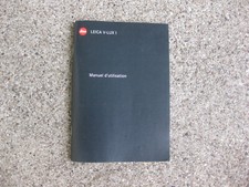 LEICA V-LUX 1 OWNERS MANUAL / FRENCH  EDITION - NEAR MINT