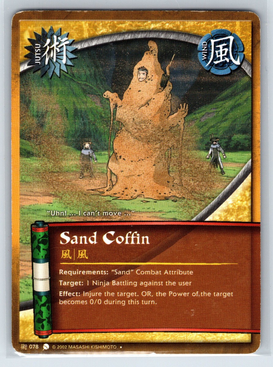 Naruto CCG Sand Coffin #078 Coils of the Snake Common Unlimited | eBay