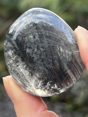 Große Lodolith Quarz Linse Brazilian Pebble AAA+ : Wachstum 66g 38
