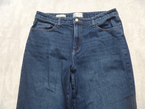 Universal Thread Jeans Womens Size 14R Relaxed Wide Leg Dark Blue Denim - Picture 5 of 8