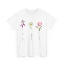 Foxglove Daisy Tulip Floral Women Men Political T-shirt 