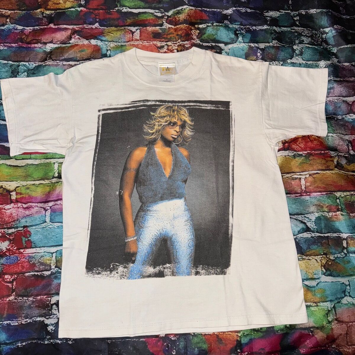 Vintage 90's Rap tee Mary J Blige Show Rap Tour Tee Shirt Vintage 90's Rap tee Mary J Blige Show Rap Tour Tee Shirt
