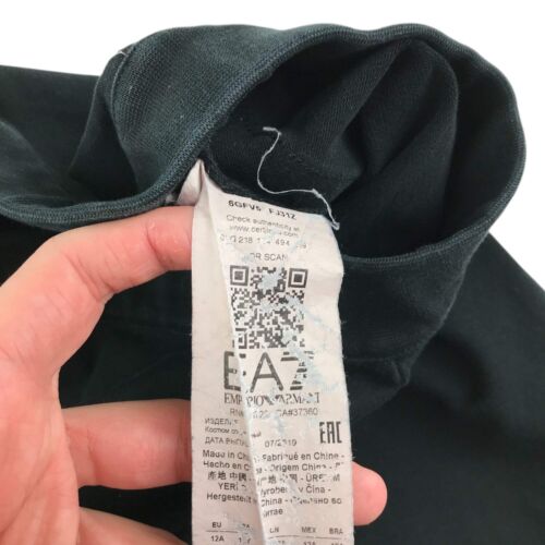 EA7 Emporio Armani Trainingsanzug 11-12 Jahre schwarz Hoodie und Jogginghose - Bild 6 von 18