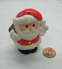 Fisher Price Little People Santa Claus W/ Bag Christmas Holiday St. Nick 1998