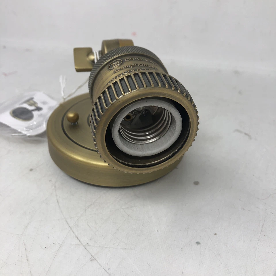 Innovations Lighting Bell 1 - Aplique de luz en oro satinado {Vidrio no incluido} Foto 3 de 4