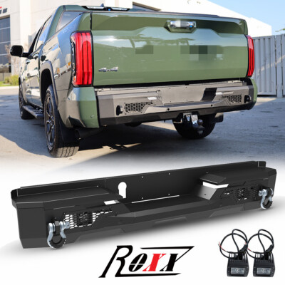 NEW Rear Bumper For 2022-2025 Toyota Tundra w/2*Shackles+2*Pod Lights