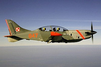 PZL-130 Orlik TC I Turboprop Airplane Desktop Kiln Dried Wood Model Small