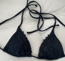 Top bikini imbottito Yamamay nero USA taglia 32 A/ Italia taglia 2XS