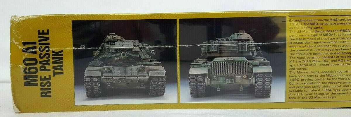 M60 A1 RISE PASSIVE TANK (US MARINES)未使用 Academy 1/35 Scale USMC M60A1 With Rise/Passive Armor | eBay