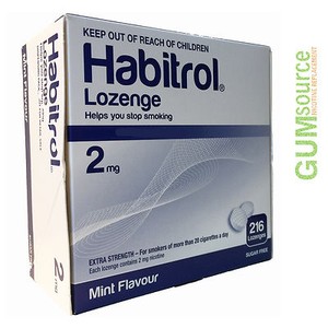 Habitrol Nicotine Lozenge 2mg Mint  216 piece box 1 DENTED box