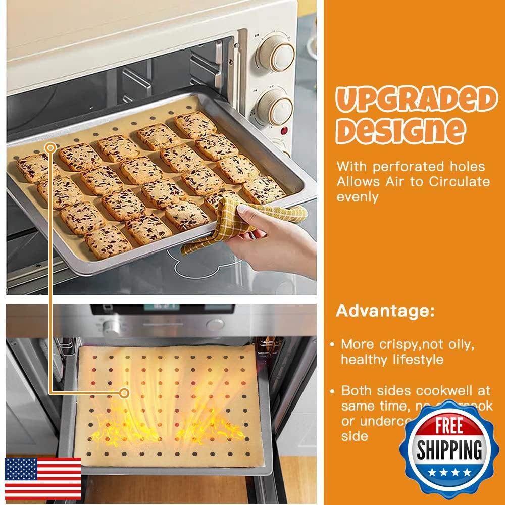 150pcs 9x11 Inch Air Fryer Parchment Paper Liners for Easy Cleanup