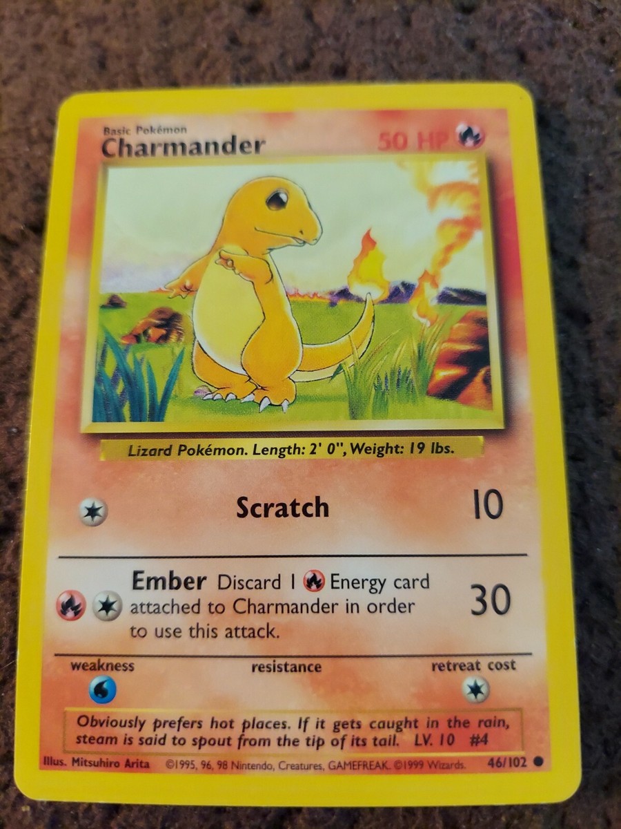 1st EDITION CHARMANDER 46/120 GAMEFREAK 1999 WIZARDS | eBay