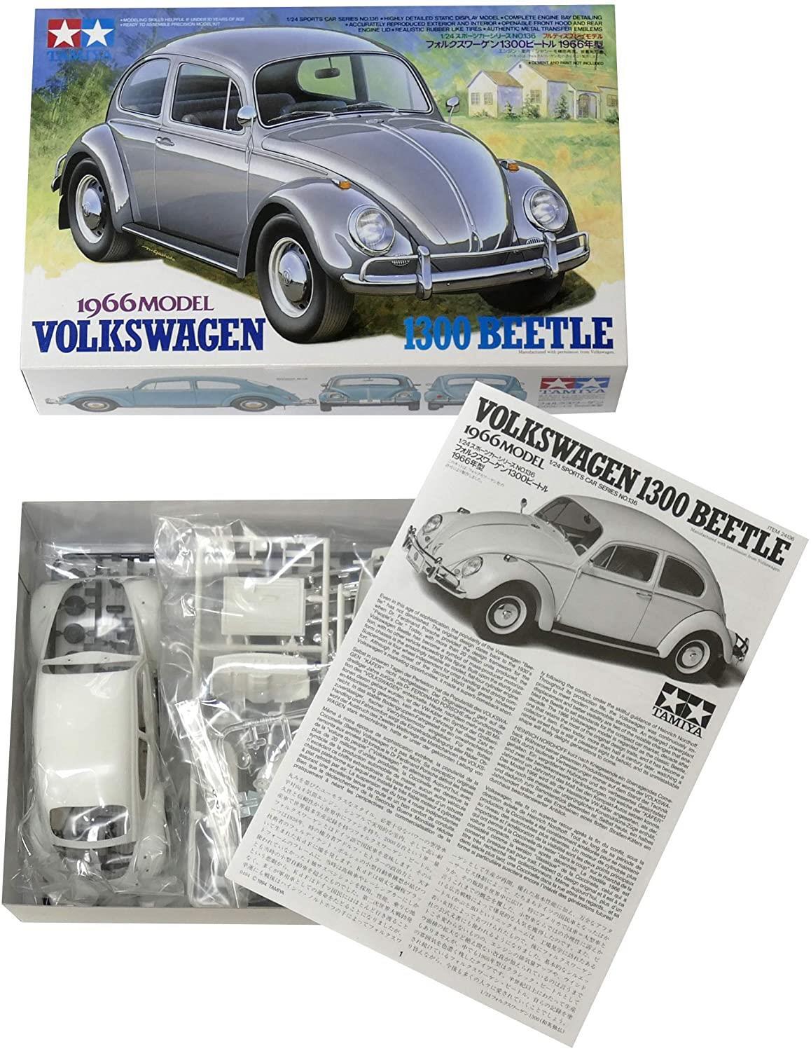 Tamiya 1966 Model Volkswagen 1300 Beetle (24136)