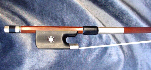 Schöner Kontrabassbogen Pernambuco gestempelt D Muniz Brasil 136gr. 69cm. - Bild 11 von 17