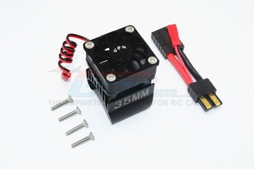 GPM ALLOY MOTOR HEATSINK FANS 35mm 1/10 TRAXXAS RC TRX-4 TRX-6 CRAWLER 82056 - Picture 4 of 10