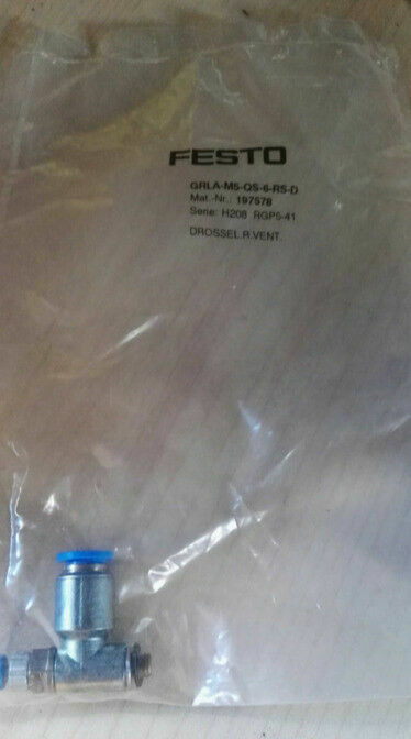 1PC New Festo GRLA-M5-QS-6-RS-D 197578 Valve #FES
