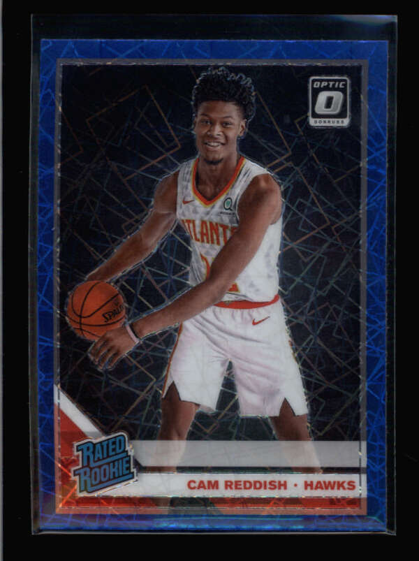 CAM REDDISH 2019/20 DONRUSS OPTIC #170 RATED ROOKIE BLUE VELOCITY PRIZM FC5178