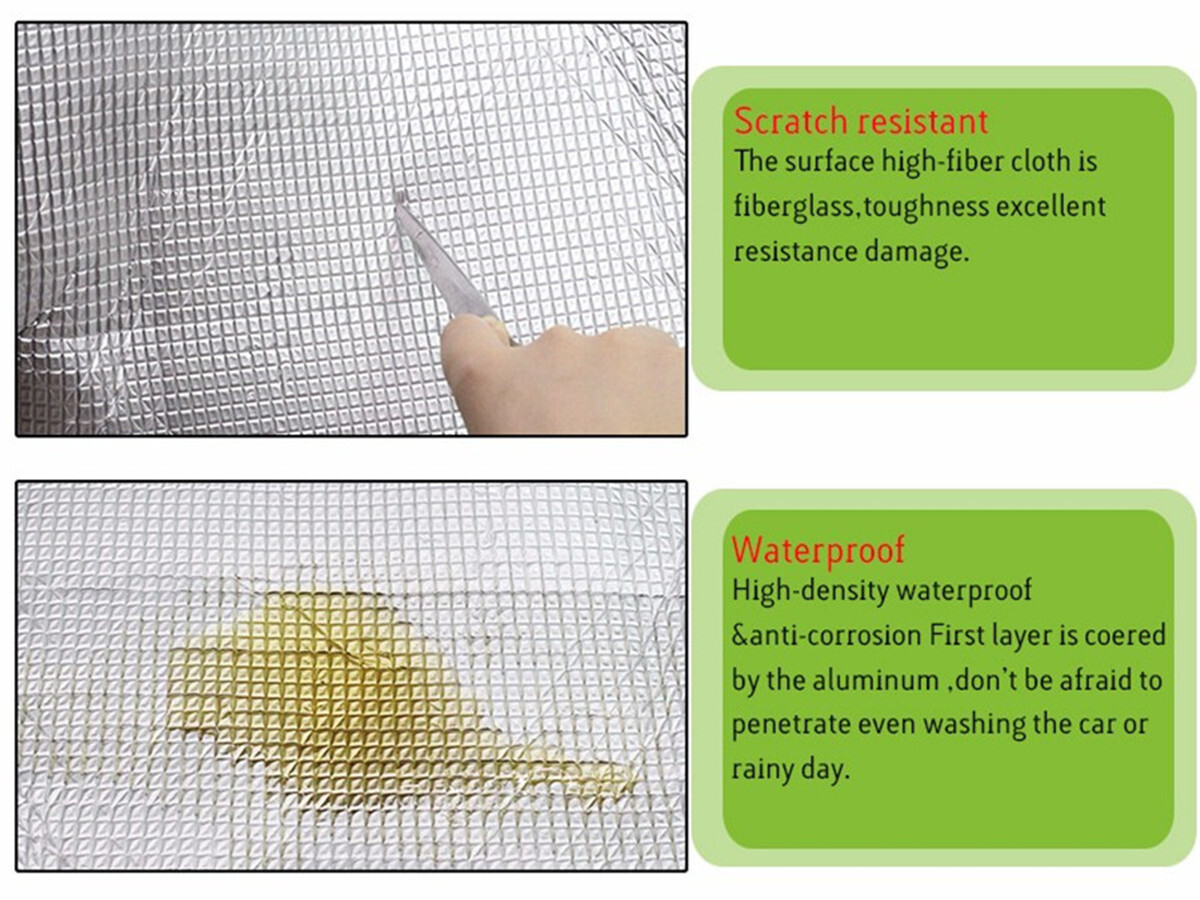 Fireproof Sound Deadener Heat Insulation Mat For Car Hood Engine Self