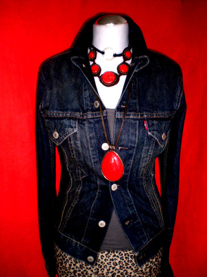 LEVI'S JEANSJACKE LEVIS STYLE 72530 DARKBLUE BLOGGER Gr. S 36 NEU TOP