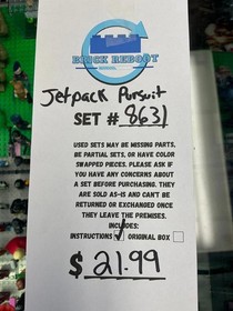 8631 Agents Jetpack Pursuit - Used